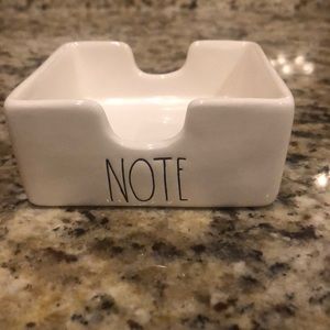 Rae Dunn Note pad holder